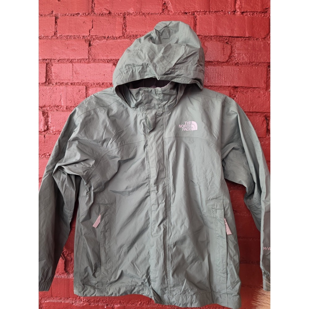 Northface Kids Boys Green Windbreaker Summer Jacket 10
